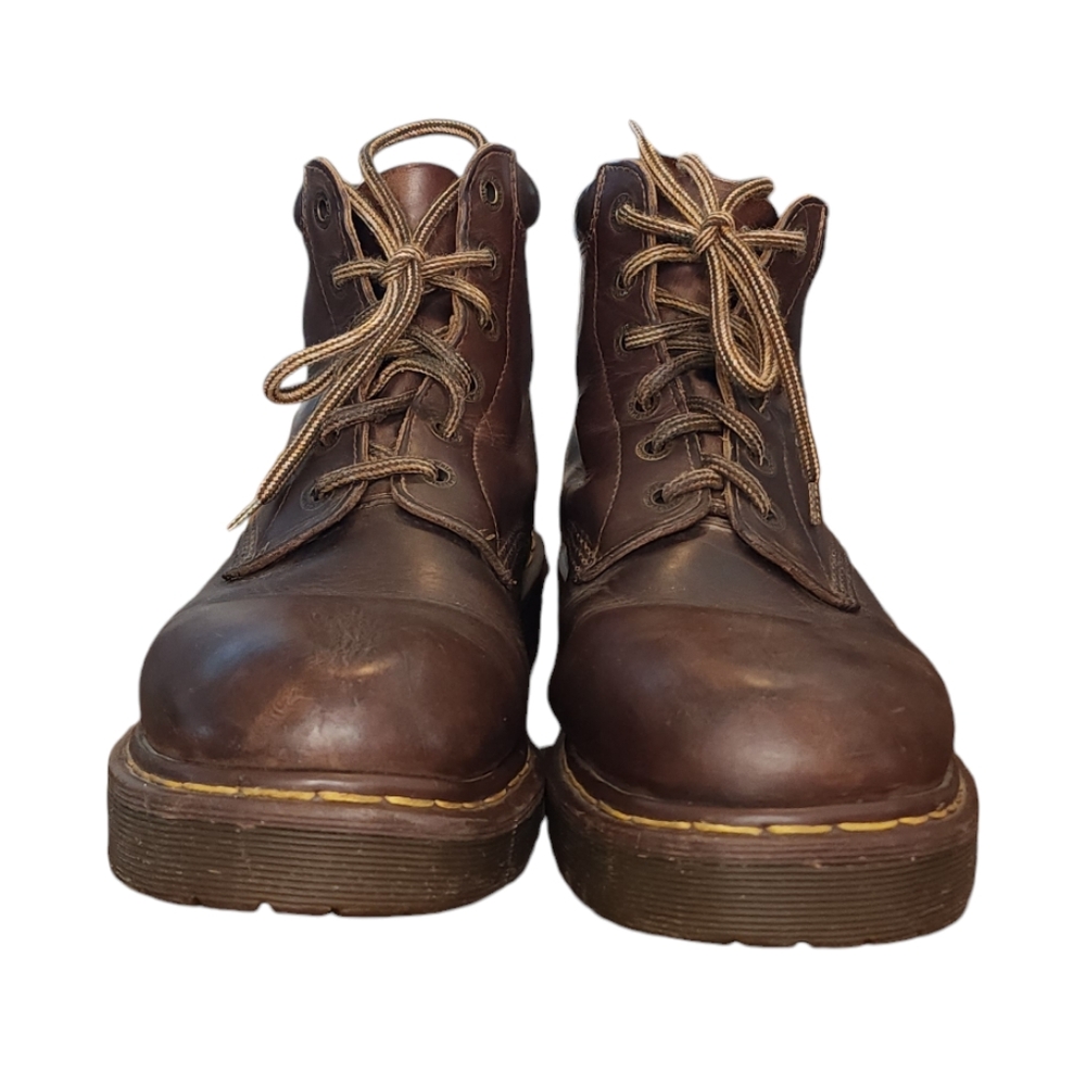 Dr Martens Vintage Brown Amphibious Boots Made in England Men's Size 12 - Picture 4 of 8